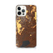 Custom iPhone 12 Pro Max Fairfield California Map Phone Case in Ember