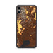 Custom iPhone XS Max Fairfield California Map Phone Case in Ember