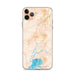 Custom iPhone 11 Pro Max Fairfield California Map Phone Case in Watercolor