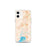Custom iPhone 12 mini Fairfield California Map Phone Case in Watercolor