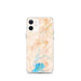 Custom iPhone 12 mini Fairfield California Map Phone Case in Watercolor