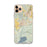Custom iPhone 11 Pro Max Fairfield California Map Phone Case in Woodblock