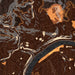 Fairmont West Virginia Map Print in Ember Style Zoomed In Close Up Showing Details