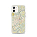 Custom iPhone 12 Fairmont West Virginia Map Phone Case in Woodblock
