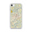 Custom iPhone SE Fairmont West Virginia Map Phone Case in Woodblock