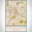 Fairport New York Map Print Portrait Orientation in Woodblock Style With Shaded Background