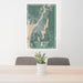 24x36 Fall River Massachusetts Map Print Portrait Orientation in Afternoon Style Behind 2 Chairs Table and Potted Plant