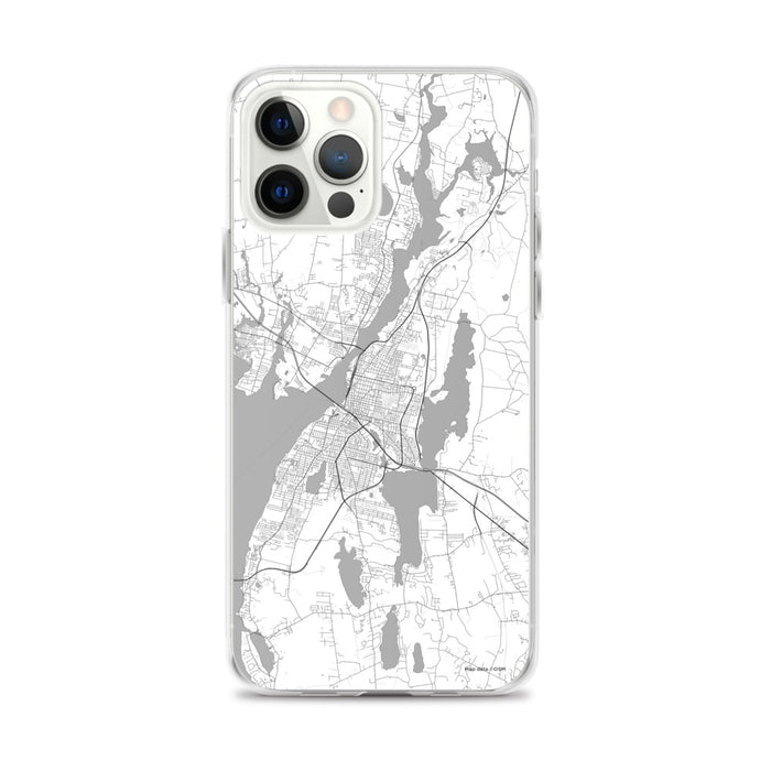 Custom Fall River Massachusetts Map iPhone 12 Pro Max Phone Case in Classic