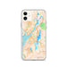 Custom Fall River Massachusetts Map Phone Case in Watercolor