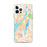 Custom Fall River Massachusetts Map iPhone 12 Pro Max Phone Case in Watercolor