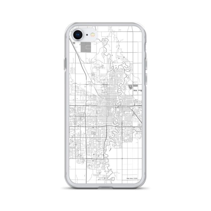 Custom Fargo North Dakota Map iPhone SE Phone Case in Classic