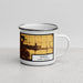 Right View Custom Fargo North Dakota Map Enamel Mug in Ember