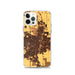 Custom Fargo North Dakota Map iPhone 12 Pro Phone Case in Ember