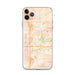 Custom Fargo North Dakota Map Phone Case in Watercolor
