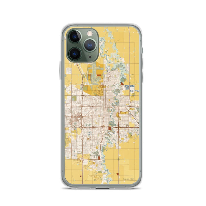 Custom Fargo North Dakota Map Phone Case in Woodblock