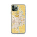 Custom Fargo North Dakota Map Phone Case in Woodblock