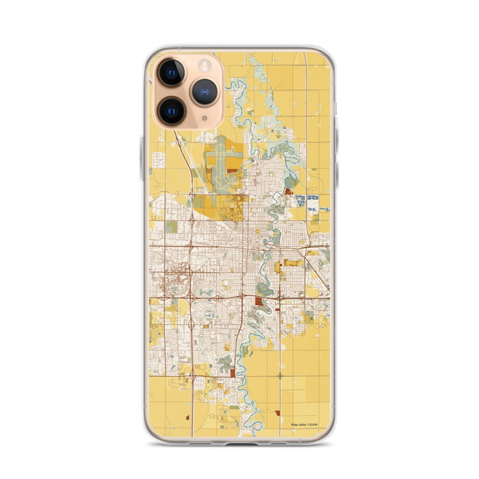 Custom Fargo North Dakota Map Phone Case in Woodblock