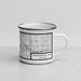 Right View Custom Farmington Hills Michigan Map Enamel Mug in Classic
