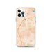 Custom Fayetteville Arkansas Map iPhone 12 Pro Phone Case in Watercolor