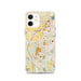 Custom Fayetteville Arkansas Map iPhone 12 Phone Case in Woodblock