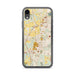 Custom Fayetteville Arkansas Map Phone Case in Woodblock