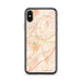 Custom Fayetteville North Carolina Map Phone Case in Watercolor
