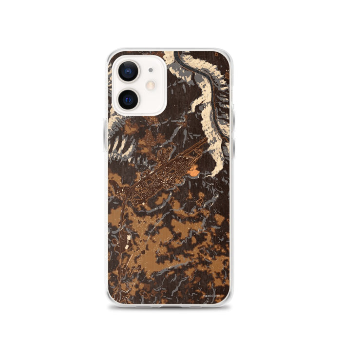 Custom iPhone 12 Fayetteville West Virginia Map Phone Case in Ember
