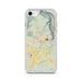 Custom iPhone SE Fayetteville West Virginia Map Phone Case in Woodblock