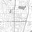 Federal Way Washington Map Print in Classic Style Zoomed In Close Up Showing Details