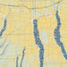 Finger Lakes New York Map Print in Woodblock Style Zoomed In Close Up Showing Details