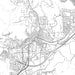 Flagstaff Arizona Map Print in Classic Style Zoomed In Close Up Showing Details