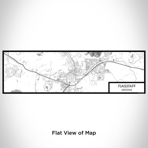 Flat View of Map Custom Flagstaff Arizona Map Enamel Mug in Classic