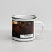 Right View Custom Flagstaff Arizona Map Enamel Mug in Ember