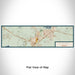 Flat View of Map Custom Flagstaff Arizona Map Enamel Mug in Woodblock