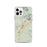 Custom Flagstaff Arizona Map iPhone 12 Pro Phone Case in Woodblock