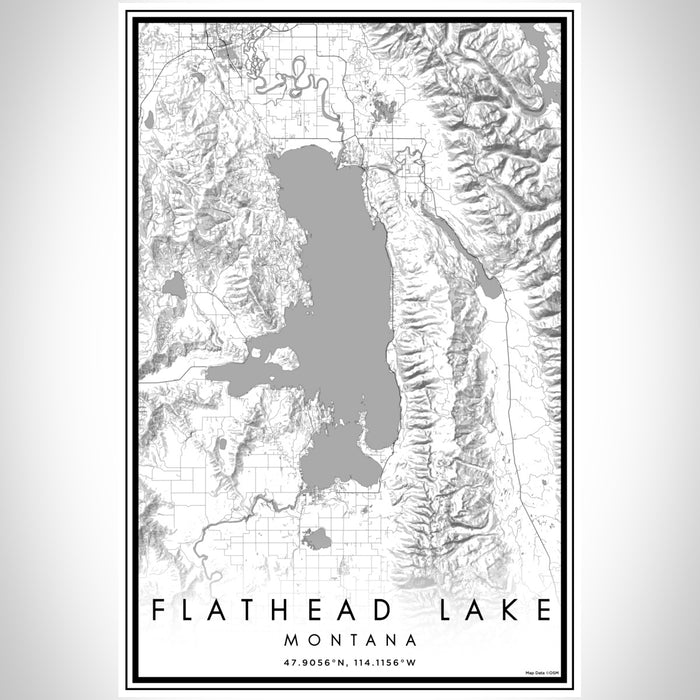 Flathead Lake Montana Map