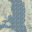 Flathead Lake Montana Map Print in Woodblock Style Zoomed In Close Up Showing Details