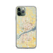 Custom Florence Alabama Map Phone Case in Woodblock