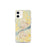 Custom Florence Alabama Map iPhone 12 mini Phone Case in Woodblock