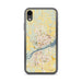 Custom Florence Alabama Map Phone Case in Woodblock