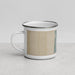 Left View Custom Florence Oregon Map Enamel Mug in Afternoon