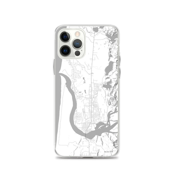 Custom Florence Oregon Map iPhone 12 Pro Phone Case in Classic