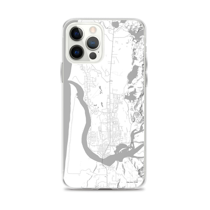 Custom Florence Oregon Map iPhone 12 Pro Max Phone Case in Classic