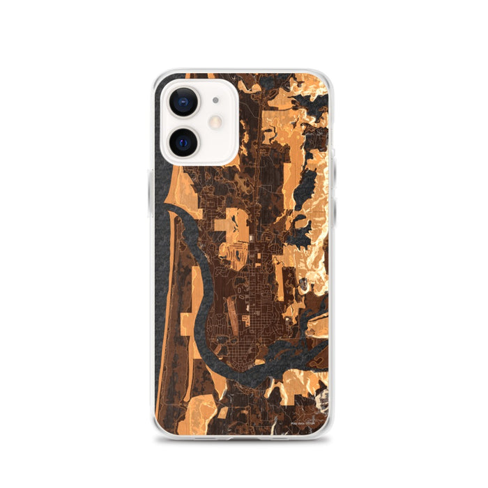 Custom Florence Oregon Map iPhone 12 Phone Case in Ember