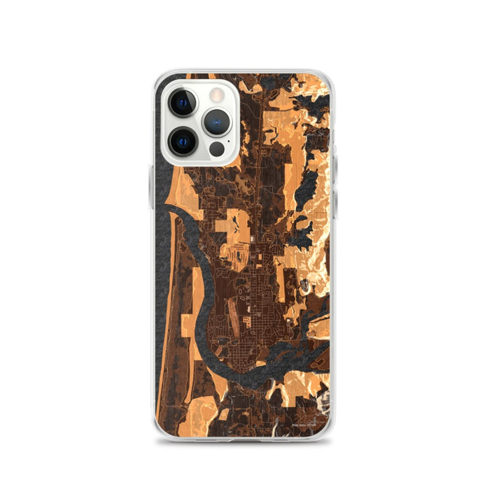 Custom Florence Oregon Map iPhone 12 Pro Phone Case in Ember