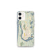 Custom Florence Oregon Map iPhone 12 mini Phone Case in Woodblock