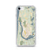 Custom Florence Oregon Map Phone Case in Woodblock