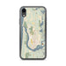 Custom Florence Oregon Map Phone Case in Woodblock