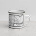 Right View Custom Florissant Missouri Map Enamel Mug in Classic