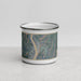 Front View Custom Follansbee West Virginia Map Enamel Mug in Afternoon